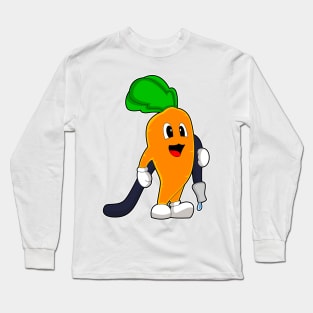 Carrot Firefighter Fire hose Long Sleeve T-Shirt